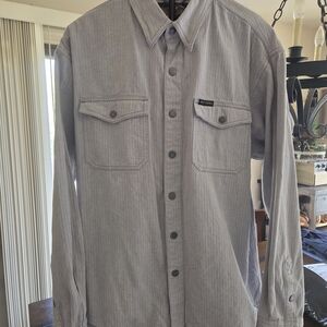 Harley-Davidson heavy cotton jean shirt jacket with snap buttons (L237)